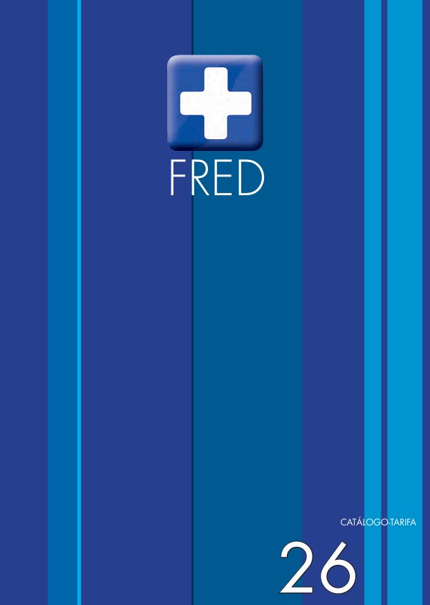 Portada del catálogo FRED 2026 con maquinaria profesional para heladería, chocolatería, bebidas, pizzería y cocina de hostelería.