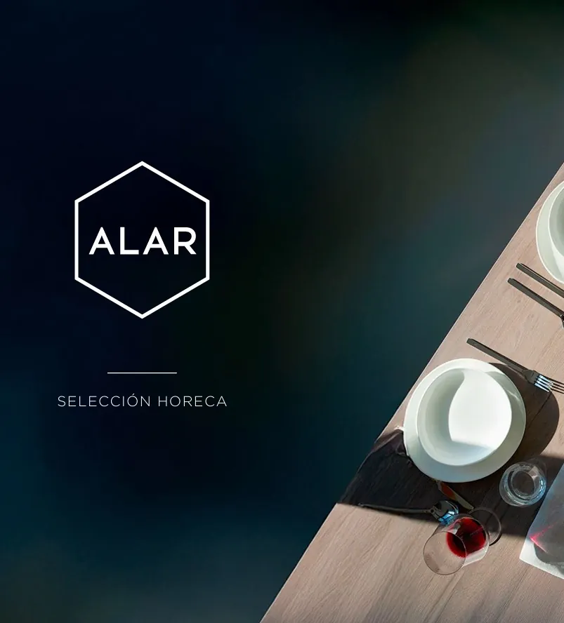 Catálogo ALAR 2026 con vajilla profesional de porcelana, stoneware, platos, boles y accesorios para restaurantes, hoteles, cafeterías, catering y colectividades.