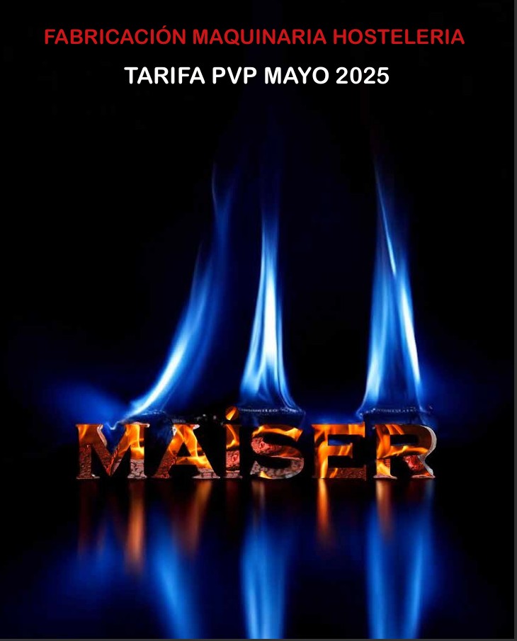 Equipamiento profesional Maiser para cocinas industriales, restaurantes, hoteles, bares y colectividades fabricado en acero inoxidable.
